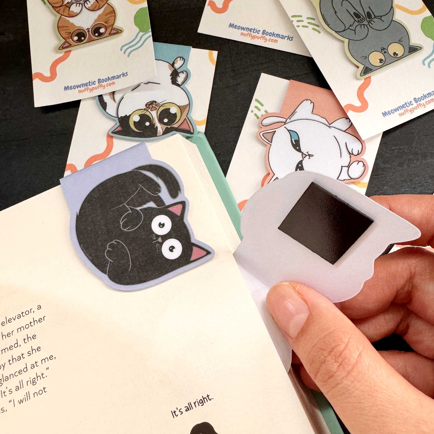 Magnetic Bookmark - Tabby