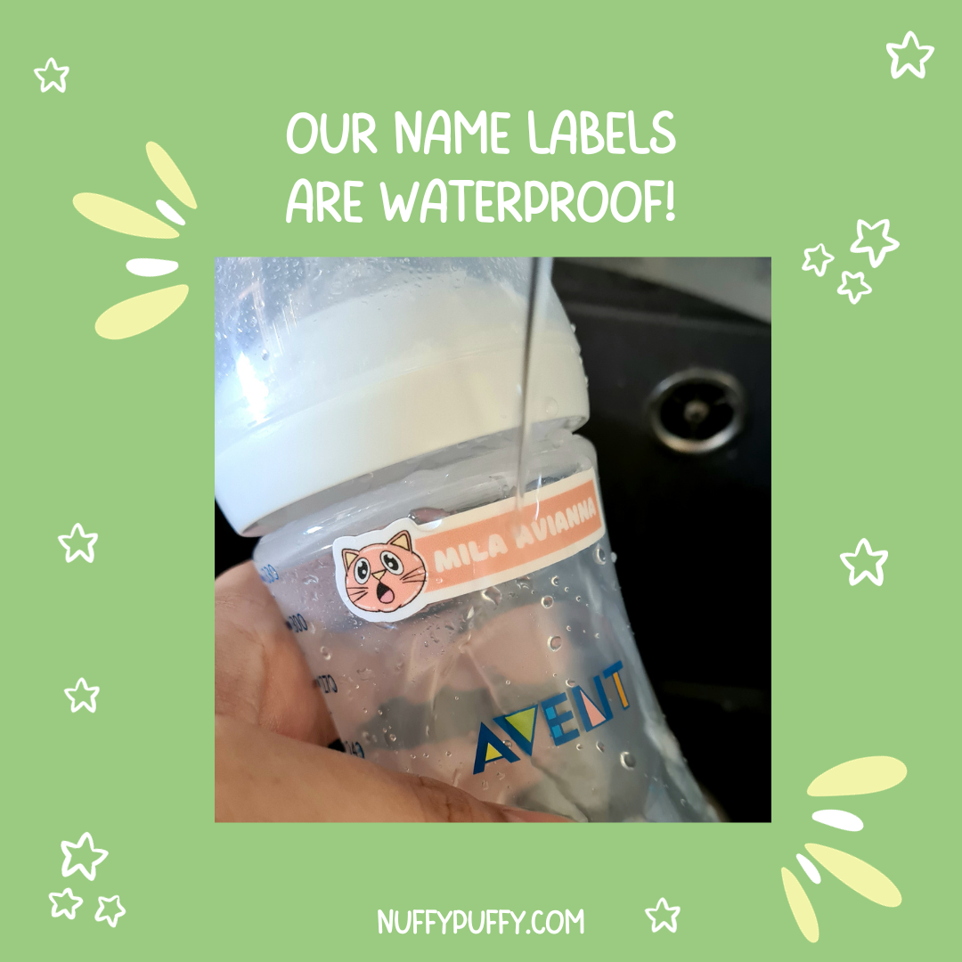 Cat Sticker Label