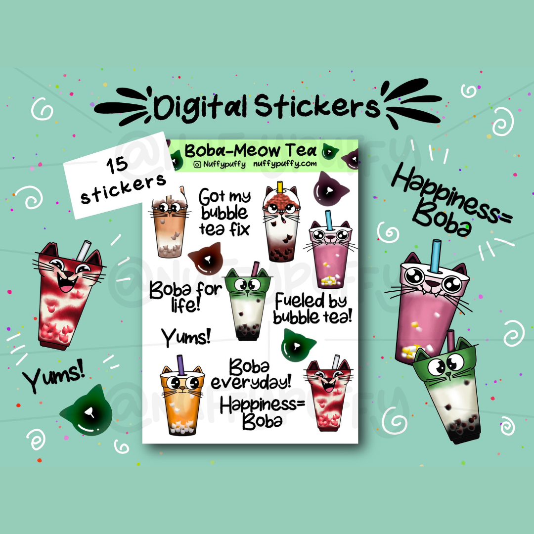 Boba-Meow Tea