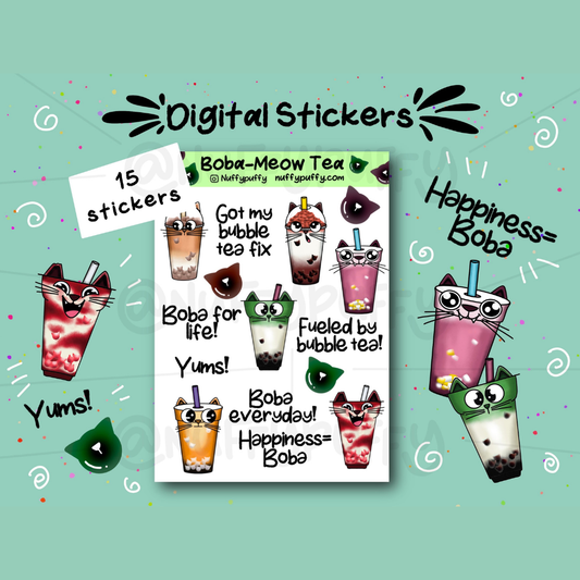 Boba-Meow Tea