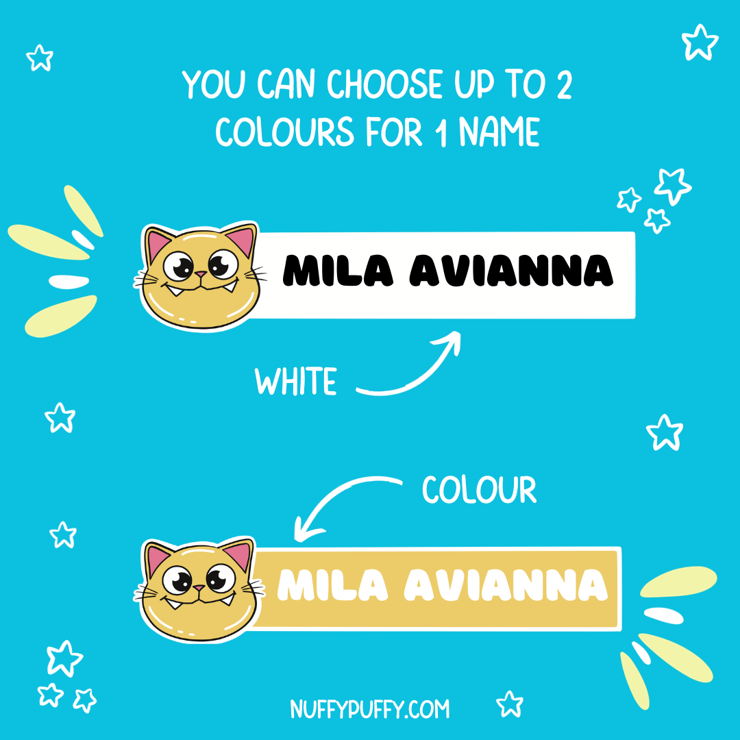 Cat Sticker Label