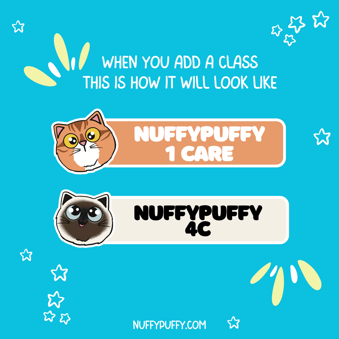 Cute Cate Name Sticker