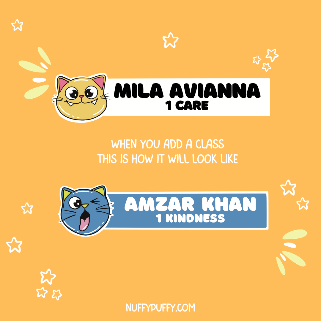 Cat Sticker Label