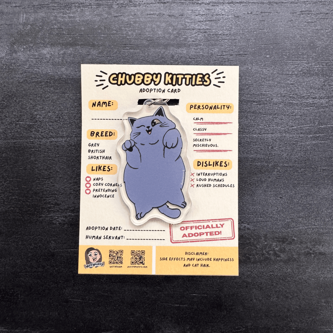 Chubby Kitty: Grey