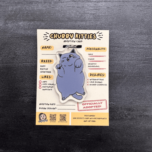 Chubby Kitty: Grey