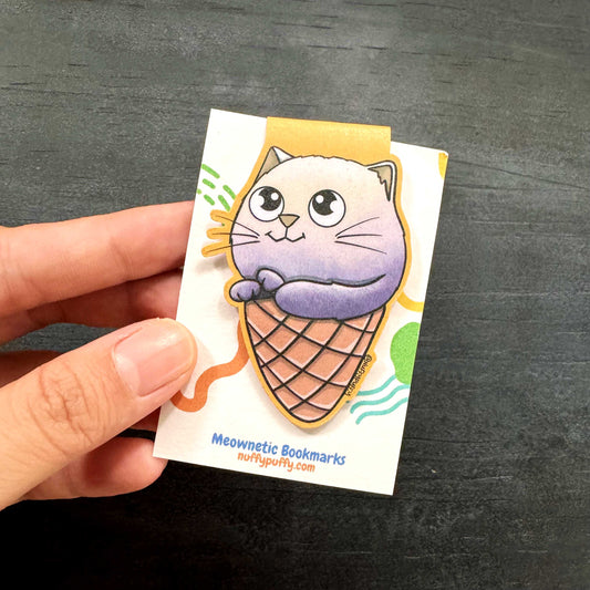 Magnetic Bookmark - Peach Grape