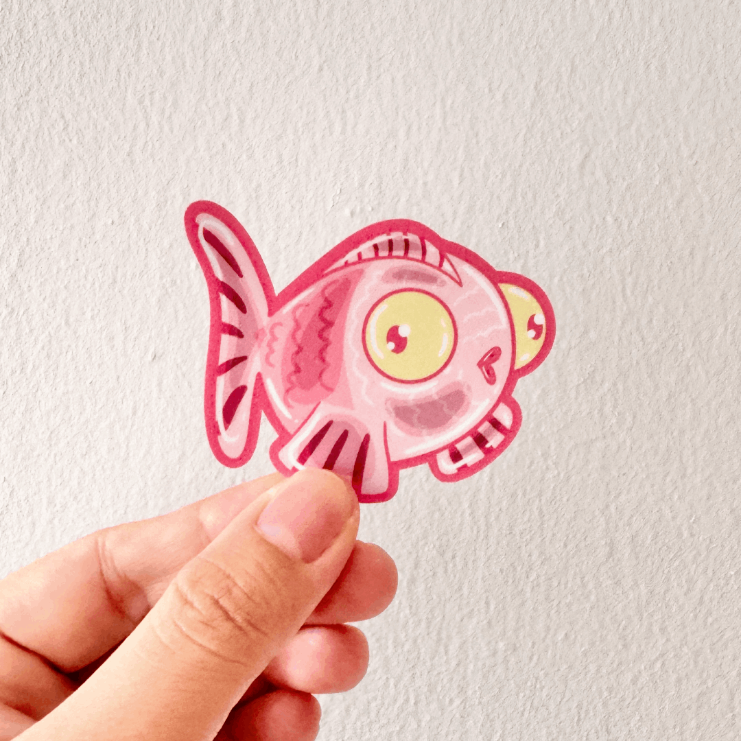 Gummy Kitties - Pink Fish