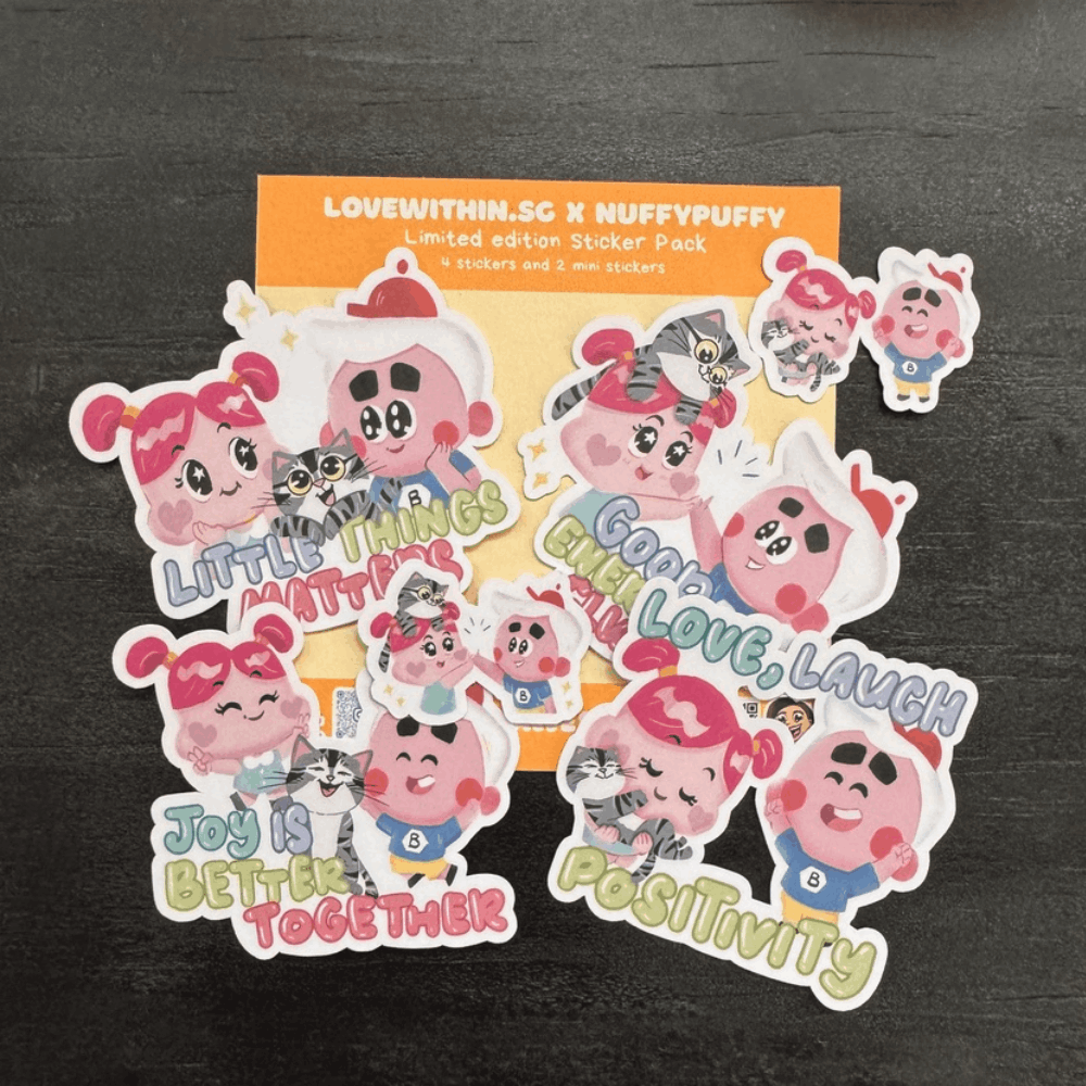 LoveWithin.SG x Nuffypuffy Sticker pack