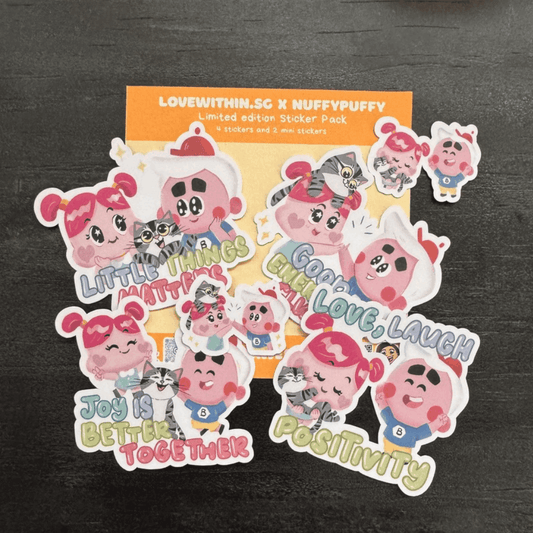 LoveWithin.SG x Nuffypuffy Sticker pack